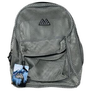 NEW! Summit Ridge Mesh Backpack See Through Safety Bag School